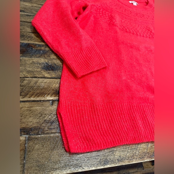 EVRI Sweater Plus Size 2X Red Zinnia - Picture 4 of 7